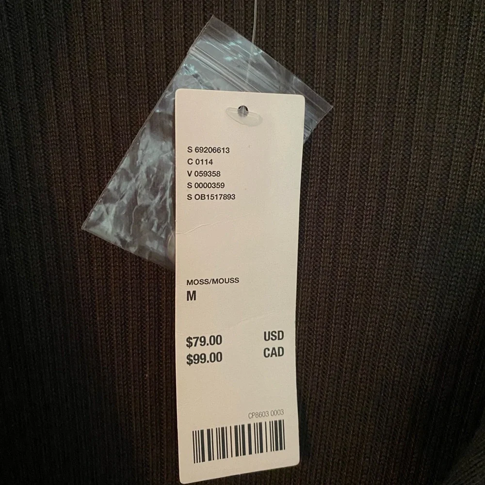 BNWT Vintage Urban Outfitters Olive Green Duster Cardigan/Maxi Dress - Picture 5 of 9